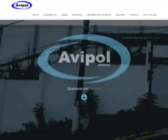 Avipol.com.br(Resinas) Screenshot