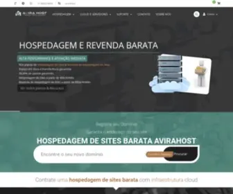 Avirahost.com.br(Hospedagem de Sites Barata com Domínio Grátis) Screenshot