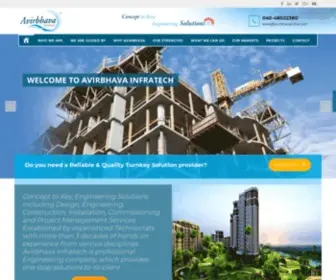 Avirbhavainfra.com(Avirbhava Infratech) Screenshot