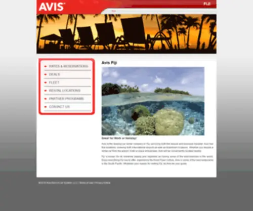 Avis.com.fj(Fiji) Screenshot