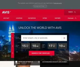 Avis.com.my(Avis Malaysia) Screenshot