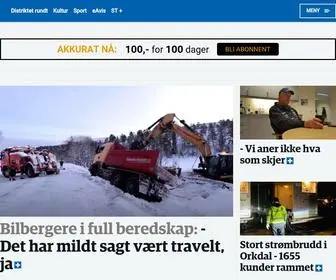 Avisa-ST.no(Avisa Sør) Screenshot
