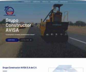 Avisa.mx(Contruyendo carreteras transformando el futuro) Screenshot