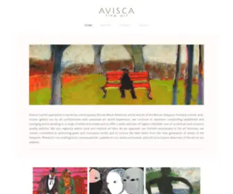 Aviscafineart.com(Avisca Fine Art) Screenshot