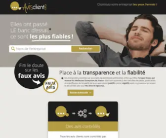 Avisclient.org(Avis clients) Screenshot