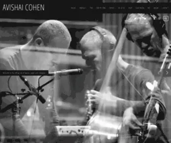 Avishaicohen.com(Avishai Cohen) Screenshot