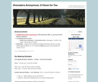 Avision4You.info(Overeaters Anonymous) Screenshot