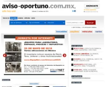 Aviso-Oportuno.com.mx(Aviso Oportuno) Screenshot