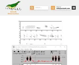 Avisoft.com(Hardware and software for investigating animal sound communication) Screenshot