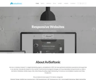 Avisoftonic.com(Web designers in vadodara) Screenshot