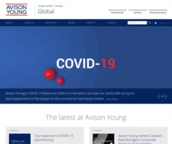 Avisonyoung.com(International Commercial Real Estate Company) Screenshot