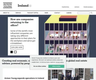 Avisonyoung.ie(Ireland Commercial Real Estate Advisor) Screenshot