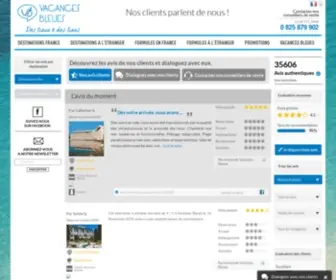 Avisvacancesbleues.fr(Avis clients) Screenshot