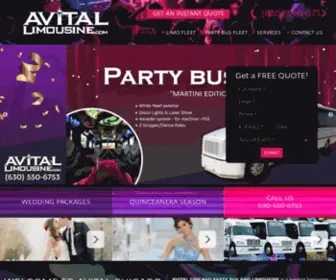 Avitalchicagolimousine.com(Avital Limousine Company) Screenshot
