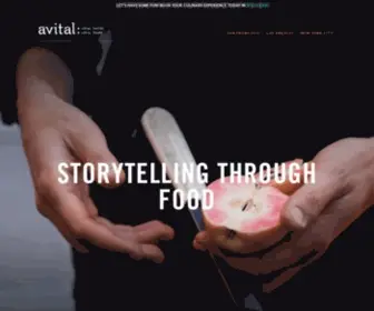 Avitaltours.com(Memorable Culinary Experiences) Screenshot