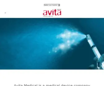 Avitamedical.com(AVITA Medical) Screenshot