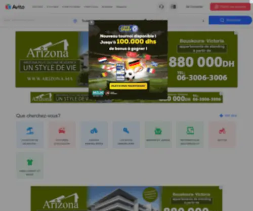 Avito.ma(Annonces au Maroc gratuites. Vente et location d'immobilier) Screenshot