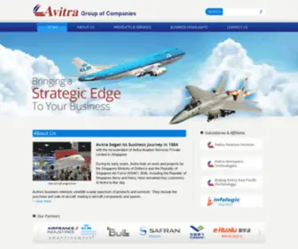 Avitragroup.com(Avitra Group of Companies) Screenshot