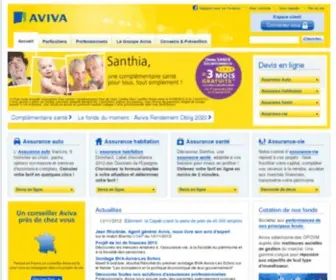 Aviva-Assurances.com(Aviva Assurances) Screenshot