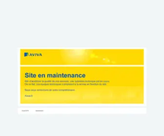 Aviva.fr(Assurance particuliers et professionnels) Screenshot