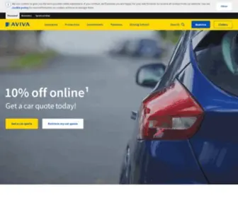 Aviva.ie(Home, Car, Life, Travel Insurance and more) Screenshot