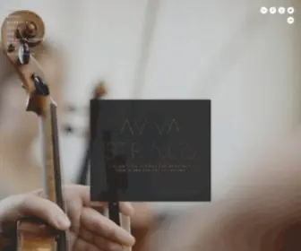 Avivastrings.com(Elegant Live Strings For Weddings) Screenshot