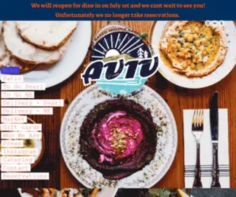 AvivPDX.com(Vegan Middle Eastern Restaurant) Screenshot