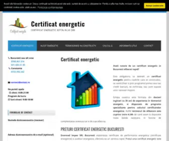 Avizez.ro(Certificat Energetic ieftin in 24 ore) Screenshot