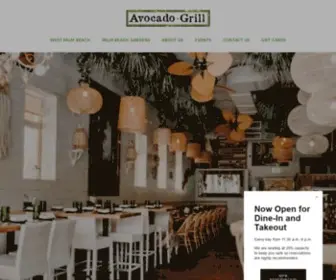 Avocadogrillwpb.com(Avocado Grill) Screenshot