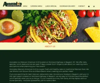 Avocadosbayport.com(If you're looking for the Best Mexican Restaurants Near Me. Then Avocados Bayport) Screenshot