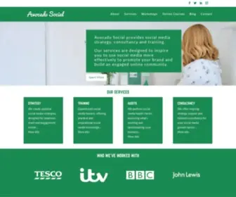 Avocadosocial.com(Social Media Consultancy) Screenshot