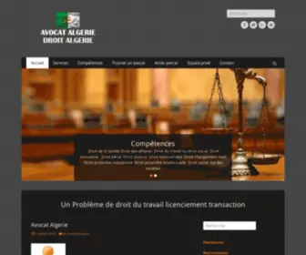 Avocat-Algerie.com(Avocat Algérie) Screenshot