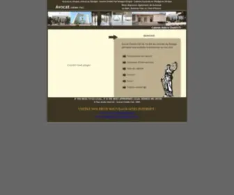 Avocat-Cheikhfall.com(Avocat au Senegal en Afrique de l'Ouest) Screenshot