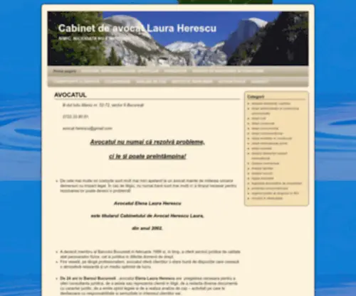 Avocat-Consultanta.com(Cabinet de avocat Laura Herescu) Screenshot