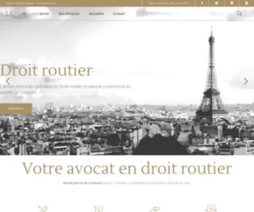 Avocat-Spira.fr(Avocat Droit Routier à PARIS) Screenshot