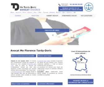 Avocat-Tardy-Doric.com(Avocat divorce Me Tardy Doric sur Paris et Val de Marne (94)) Screenshot