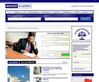 Avocatalgerien.com(Avocat Algérien) Screenshot