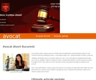 Avocatdivort.ro(Avocat divort) Screenshot