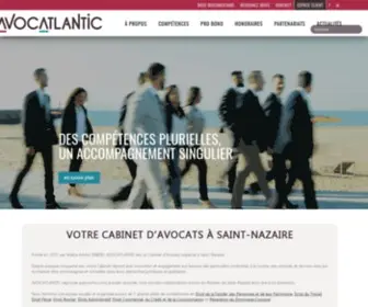 Avocatlantic.fr(Cabinet d'avocats à Saint) Screenshot