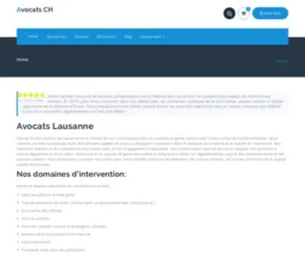 Avocatlausanne.net(Avocat) Screenshot