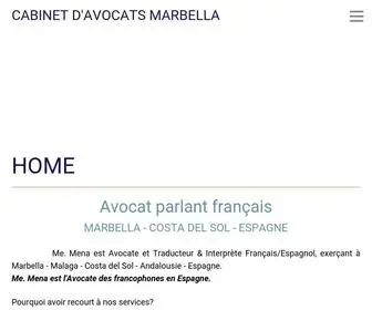 Avocatmarbella.com(AVOCAT FRANÇAIS MARBELLA) Screenshot