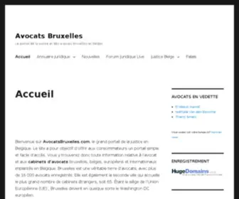 Avocatsbruxelles.com(Avocats Bruxelles) Screenshot