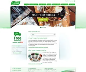 Avogel.com.au(A.Vogel Australia) Screenshot