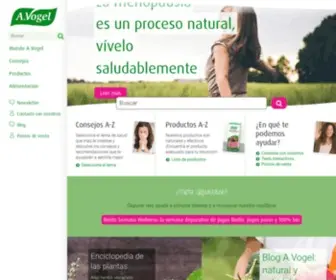 Avogel.es(Web oficial de A.Vogel) Screenshot
