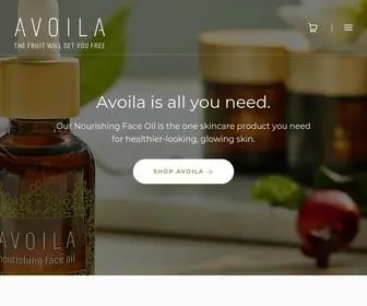 Avoila.com(AVOILA Skincare) Screenshot