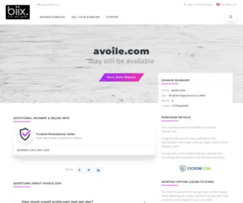 Avoile.com(Dériveurs) Screenshot