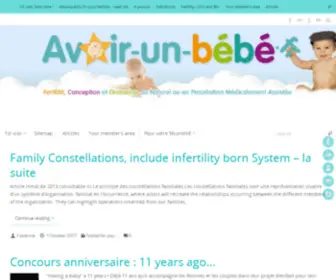 Avoir-UN-Bebe.fr(Fertilité) Screenshot