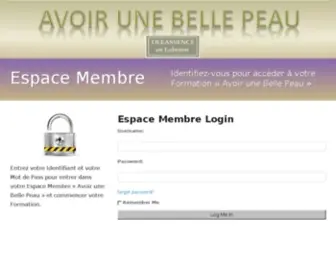 Avoirunebellepeau.net(Avoir une belle Peau) Screenshot