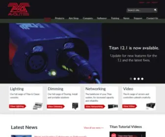 Avolites.com(Creative Visual Control) Screenshot