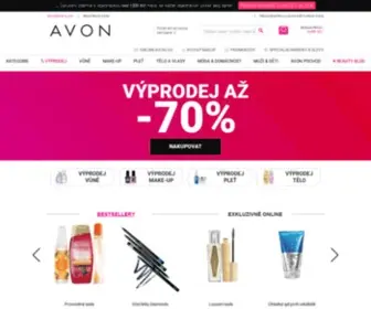 Avoncosmetics.cz(Avon) Screenshot